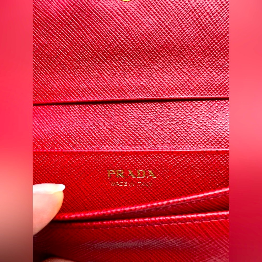 PRADA Bow Card Holder Coin Purse Case - Picture 8 of 10